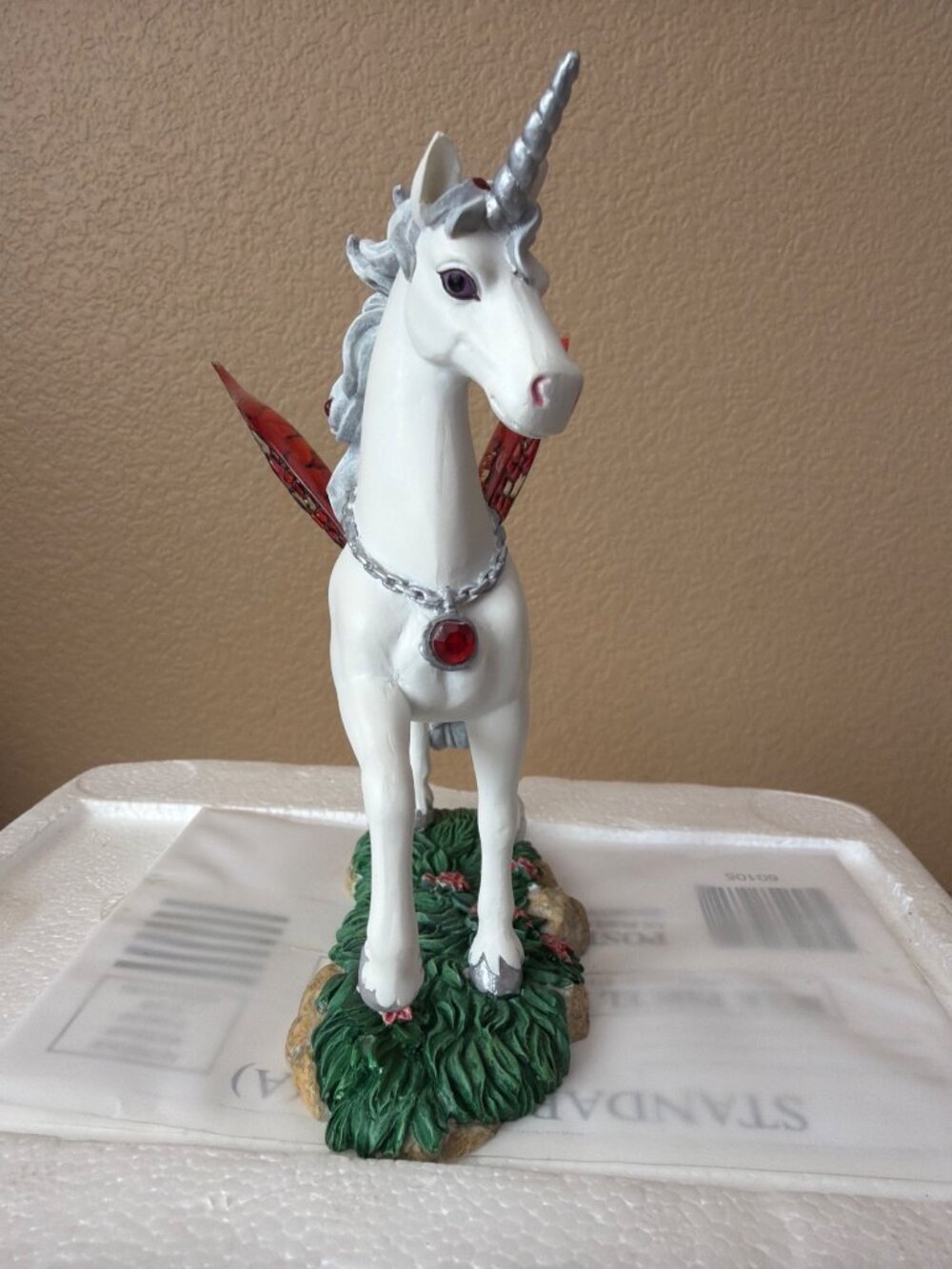 Hamilton Collection Jeweled Reflections Ruby Regalia Unicorn w/Box & COA Vintage - Picture 9 of 16